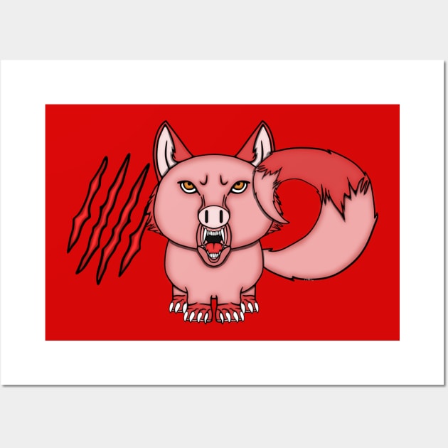 WOLF-PIG Wall Art by MarkLORIGINAL